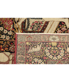 Kerman 4'10'' X 7'5'' Hand-Knotted Wool Rug 4'10'' x 7'5'' (145 X 223) / Black / Burgundy
