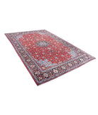 Mahal 7'1'' X 10'6'' Hand-Knotted Wool Rug 7'1'' x 10'6'' (213 X 315) / Red / Black