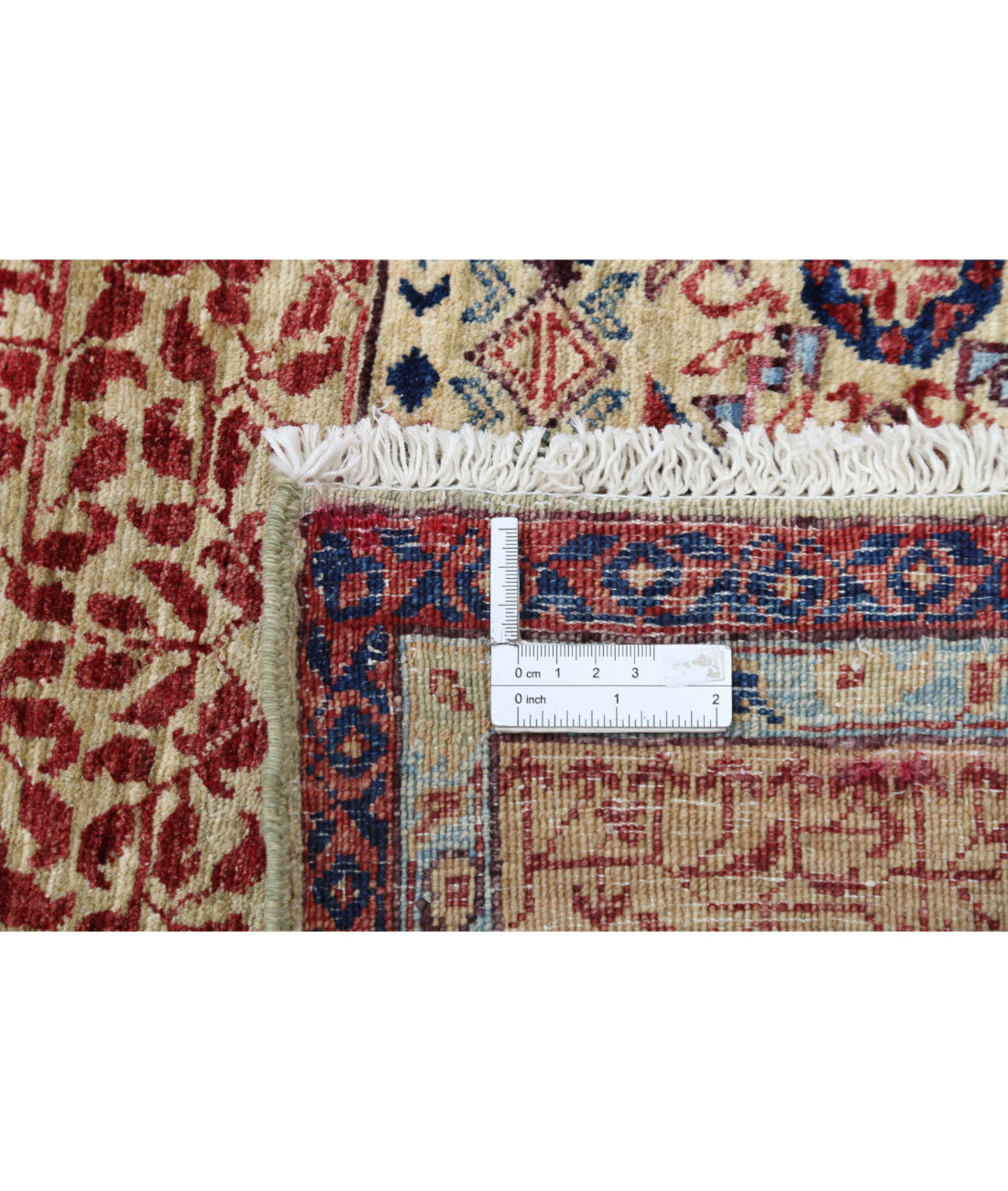 Mamluk 8'3'' X 10'3'' Hand-Knotted Wool Rug 8'3'' x 10'3'' (248 X 308) / Beige / Red