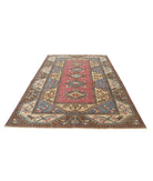 Vintage 6'9'' X 9'3'' Hand-Knotted Wool Rug 6'9'' x 9'3'' (203 X 278) / Pink / Ivory