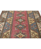 Vintage 6'9'' X 9'3'' Hand-Knotted Wool Rug 6'9'' x 9'3'' (203 X 278) / Pink / Ivory