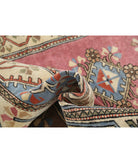 Vintage 6'9'' X 9'3'' Hand-Knotted Wool Rug 6'9'' x 9'3'' (203 X 278) / Pink / Ivory