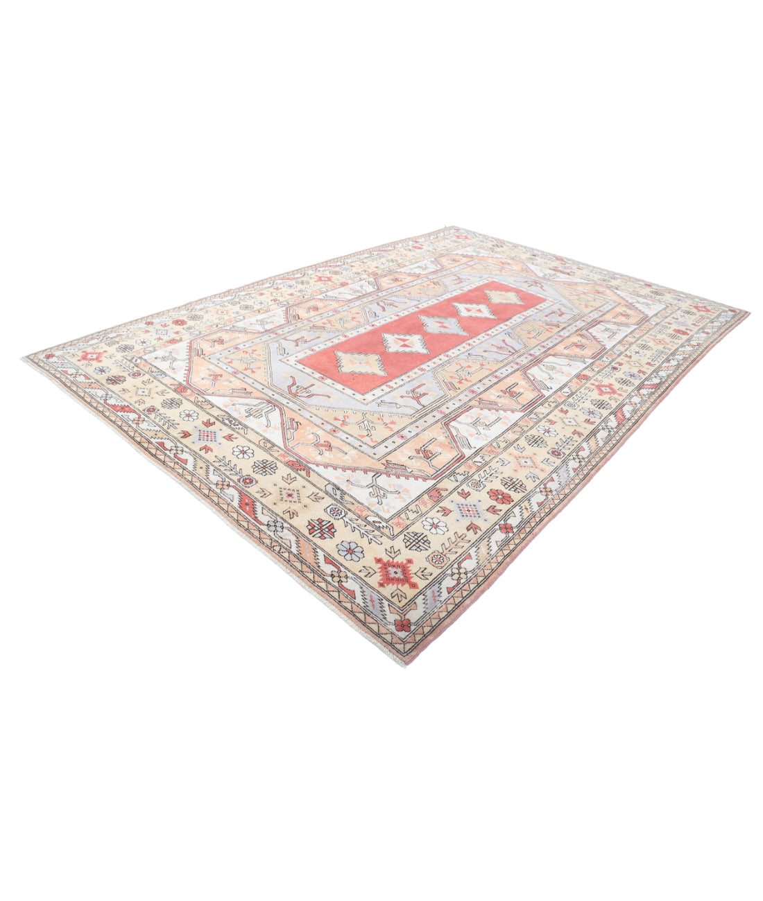 Vintage 8'4'' X 12'4'' Hand-Knotted Wool Rug 8'4'' x 12'4'' (250 X 370) / Multi / Gold