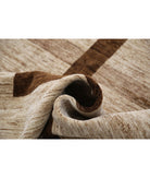 Modcar 5'7'' X 7'5'' Hand-Knotted Wool Rug 5'7'' x 7'5'' (168 X 223) / Brown / Brown
