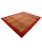 Modcar 9'0'' X 11'5'' Hand-Knotted Wool Rug 9'0'' x 11'5'' (270 X 343) / Rust / N/A