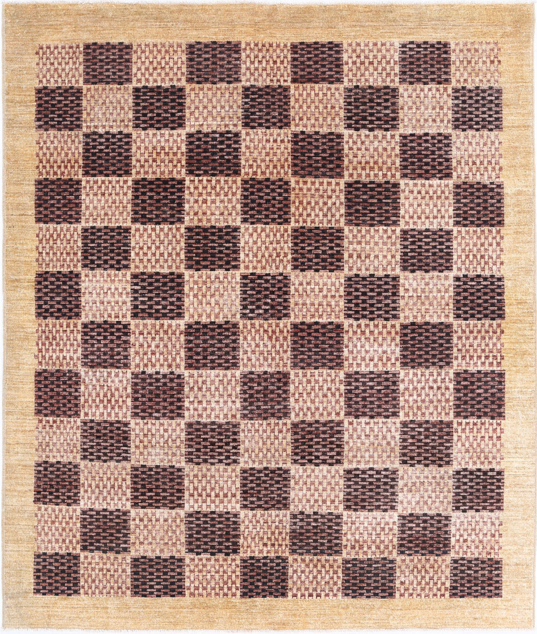 Modcar 5'3'' X 6'4'' Hand-Knotted Wool Rug 5'3'' x 6'4'' (158 X 190) / Multi / N/A