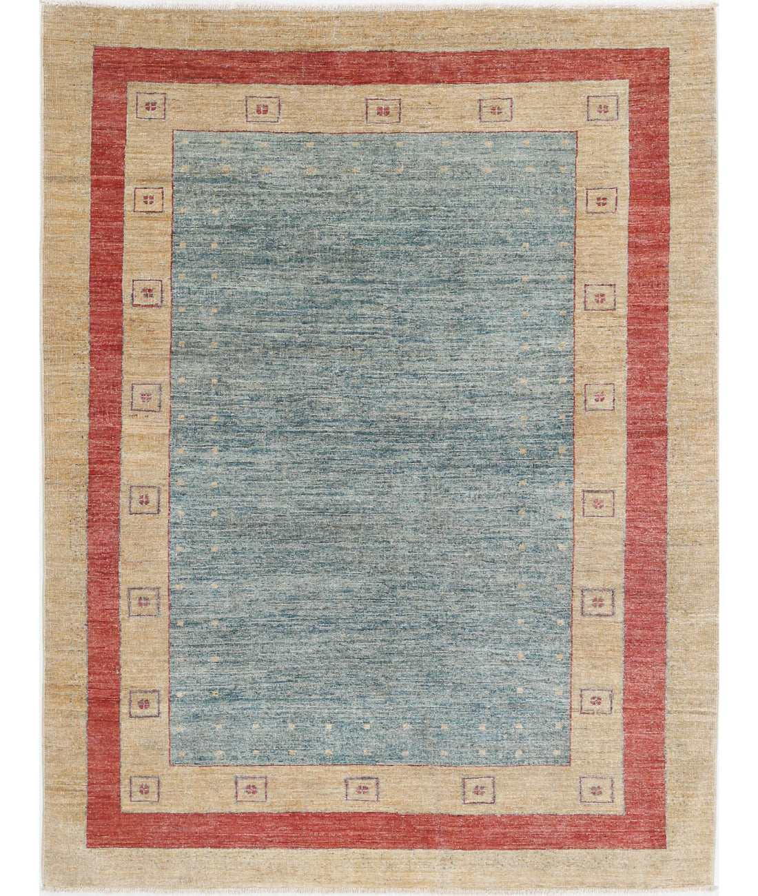 Modcar 4'10'' X 6'4'' Hand-Knotted Wool Rug 4'10'' x 6'4'' (145 X 190) / Multi / N/A