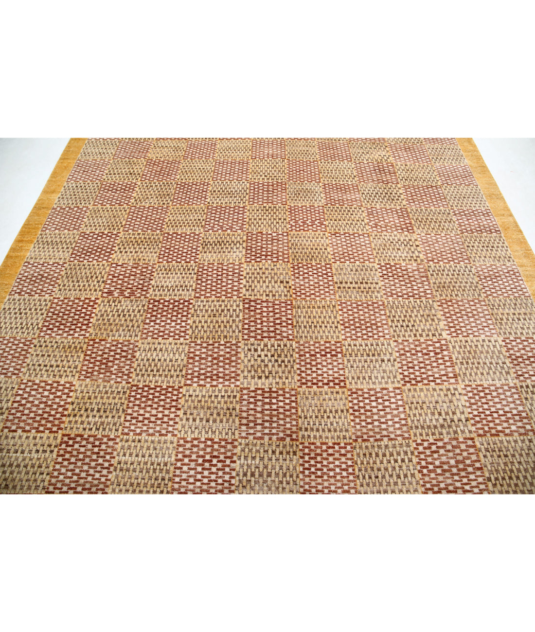 Modcar 8'1'' X 9'9'' Hand-Knotted Wool Rug 8'1'' x 9'9'' (243 X 293) / Multi / N/A