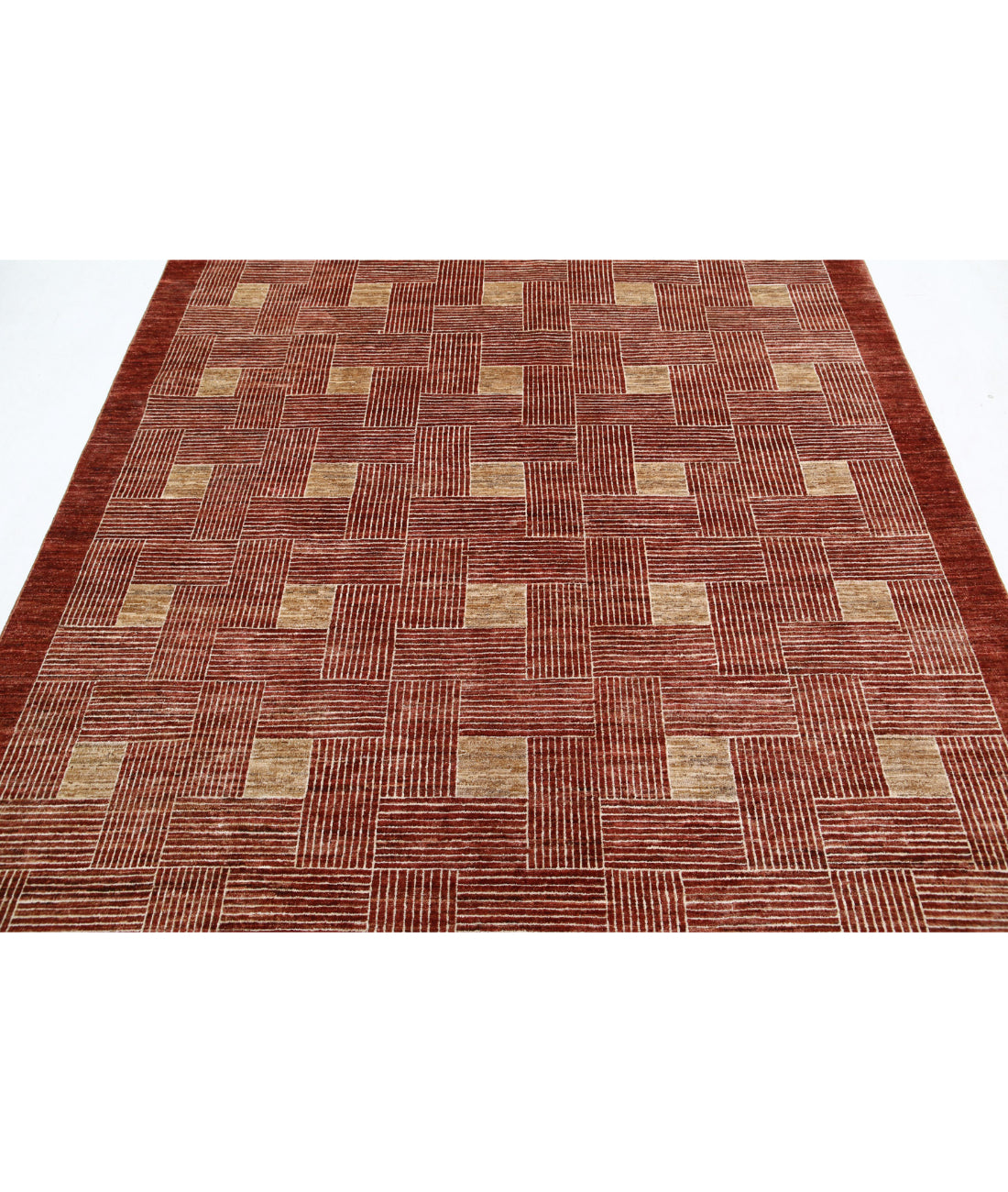 Modcar 5'11'' X 8'5'' Hand-Knotted Wool Rug 5'11'' x 8'5'' (178 X 253) / Multi / N/A