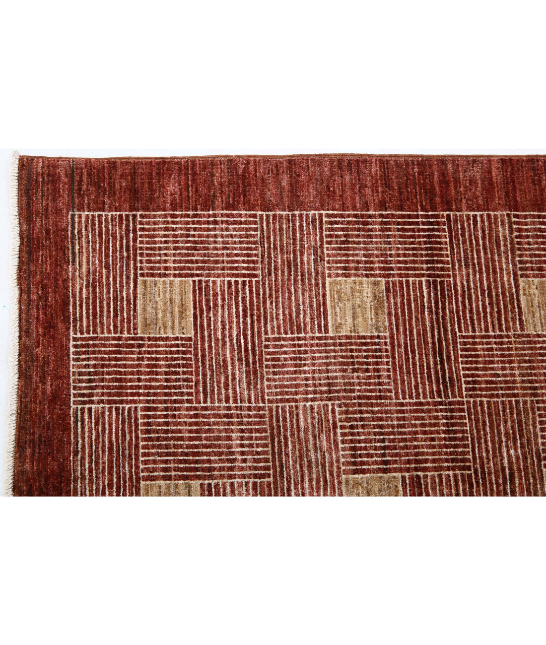 Modcar 5'11'' X 8'5'' Hand-Knotted Wool Rug 5'11'' x 8'5'' (178 X 253) / Multi / N/A