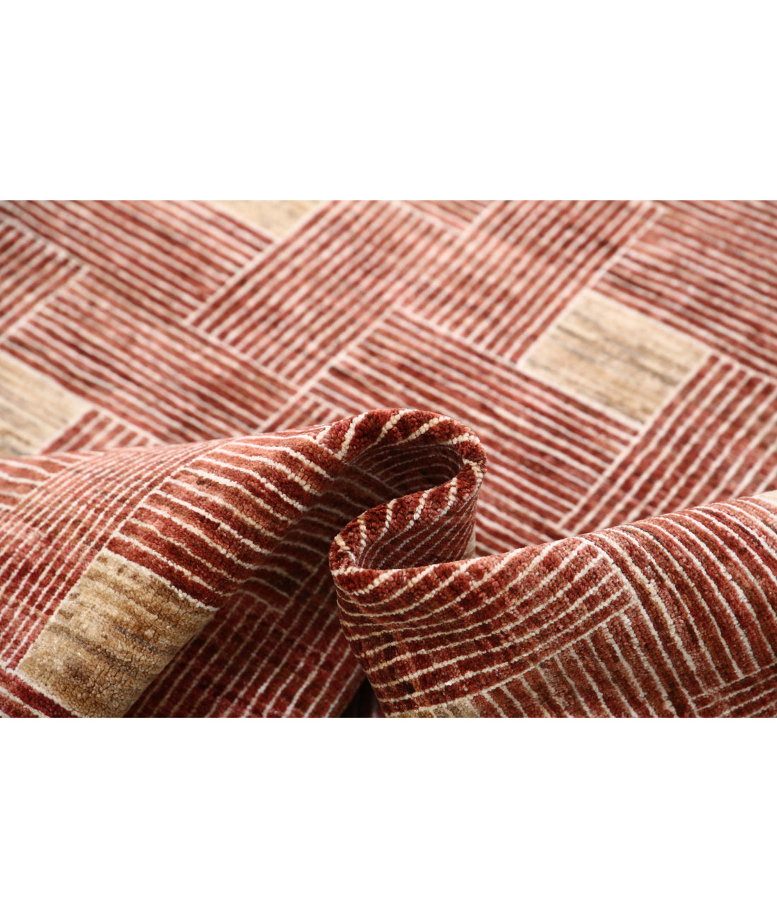 Modcar 5'11'' X 8'5'' Hand-Knotted Wool Rug 5'11'' x 8'5'' (178 X 253) / Multi / N/A