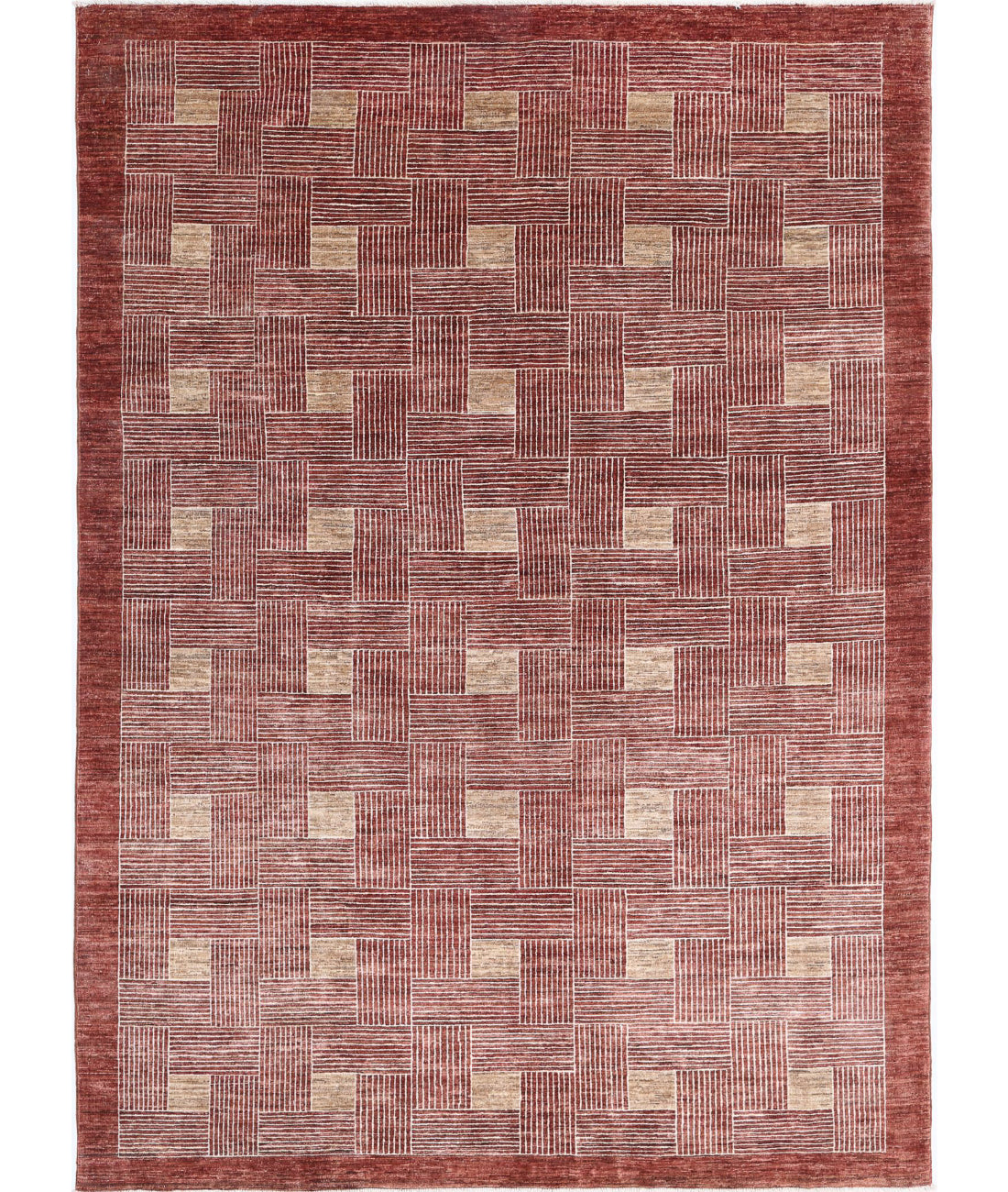 Modcar 5'11'' X 8'5'' Hand-Knotted Wool Rug 5'11'' x 8'5'' (178 X 253) / Multi / N/A