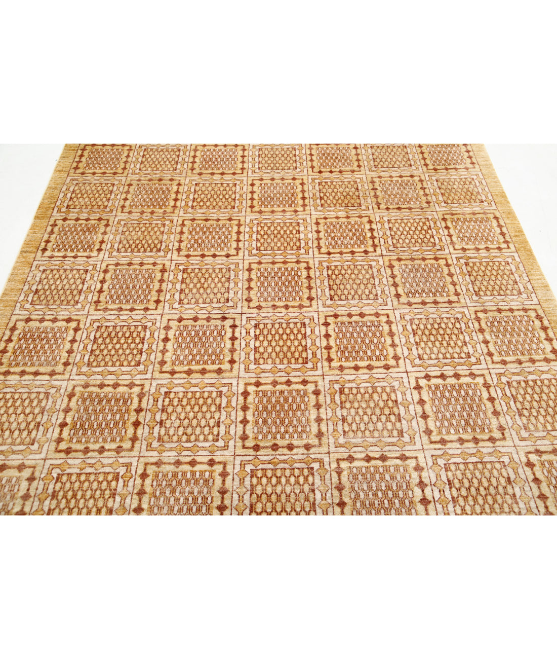 Modcar 5'11'' X 8'11'' Hand-Knotted Wool Rug 5'11'' x 8'11'' (178 X 268) / Multi / N/A
