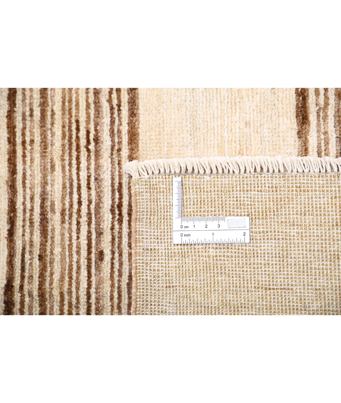 Modcar 6'5'' X 8'2'' Hand-Knotted Wool Rug 6'5'' x 8'2'' (193 X 245) / Beige / N/A