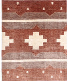 Modcar 6'2'' X 7'9'' Hand-Knotted Wool Rug 6'2'' x 7'9'' (185 X 233) / Beige / N/A