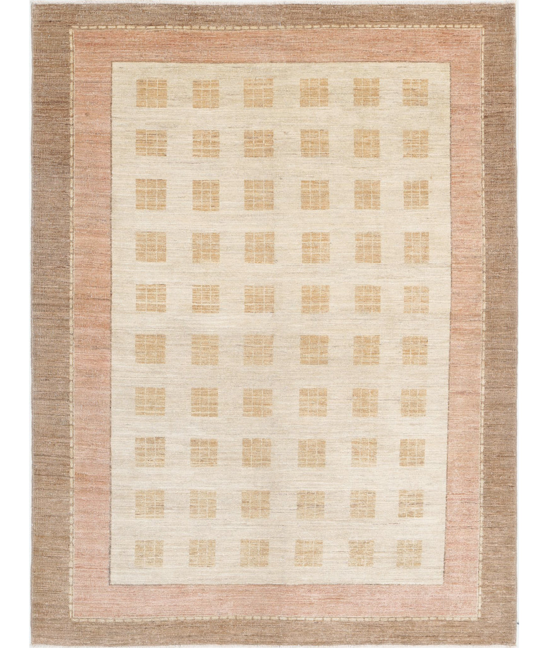 Modcar 5'7'' X 7'5'' Hand-Knotted Wool Rug 5'7'' x 7'5'' (168 X 223) / Multi / N/A