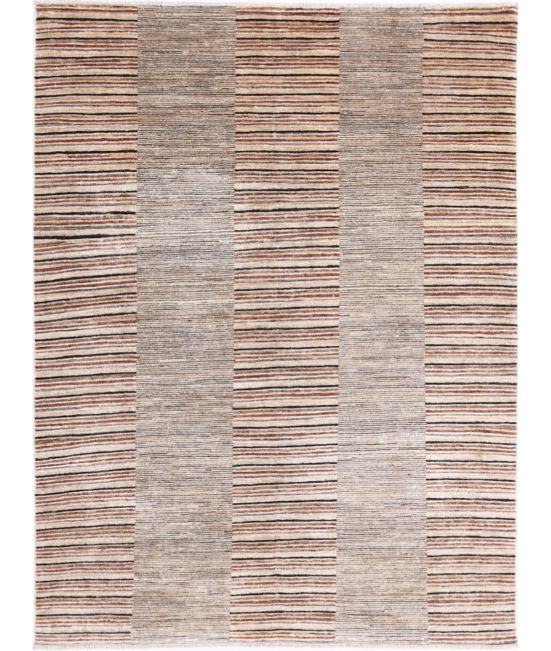 Modcar 4'9'' X 6'5'' Hand-Knotted Wool Rug 4'9'' x 6'5'' (143 X 193) / Multi / N/A