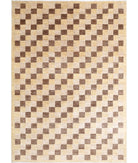 Modcar 6'9'' X 9'7'' Hand-Knotted Wool Rug 6'9'' x 9'7'' (203 X 288) / Beige / N/A