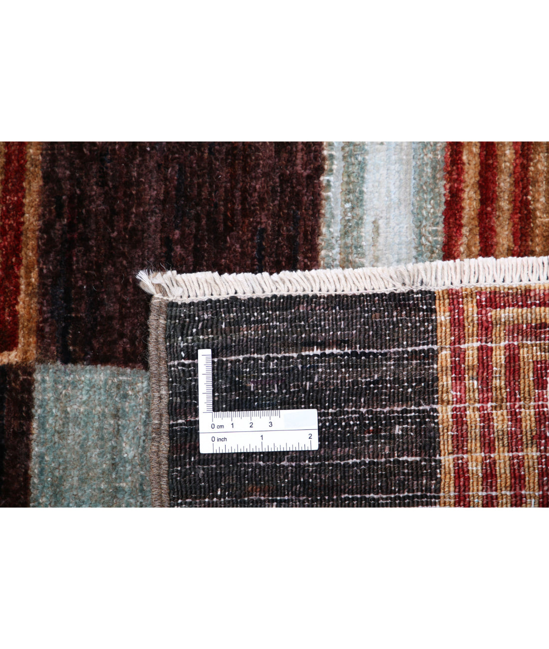 Modcar 5'8'' X 8'5'' Hand-Knotted Wool Rug 5'8'' x 8'5'' (170 X 253) / Multi / N/A