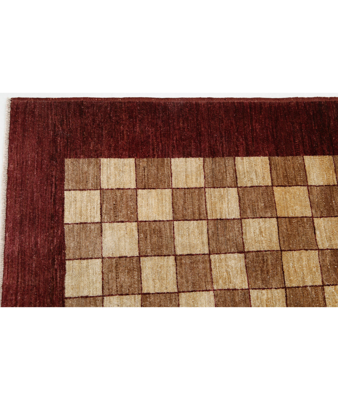 Modcar 6'7'' X 9'4'' Hand-Knotted Wool Rug 6'7'' x 9'4'' (198 X 280) / Multi / N/A