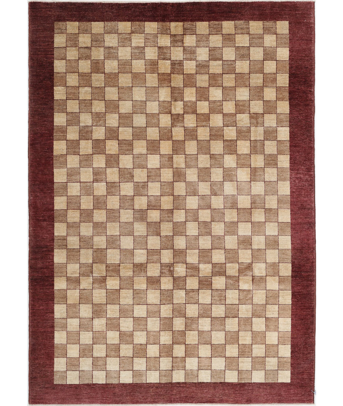 Modcar 6'7'' X 9'4'' Hand-Knotted Wool Rug 6'7'' x 9'4'' (198 X 280) / Multi / N/A
