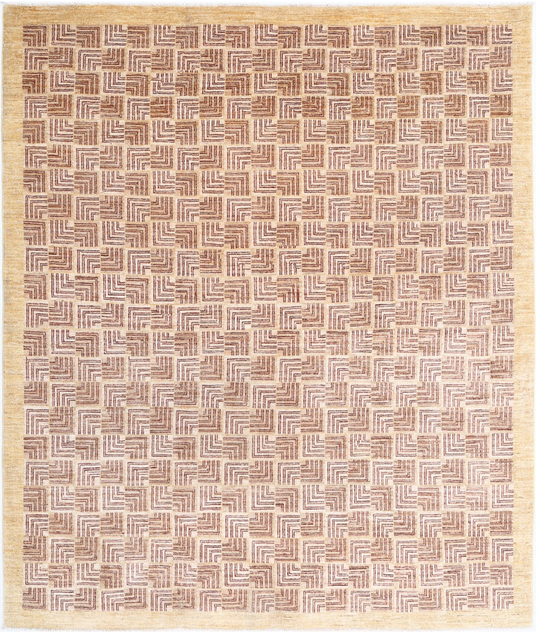 Modcar 6'7'' X 7'11'' Hand-Knotted Wool Rug 6'7'' x 7'11'' (198 X 238) / Multi / N/A