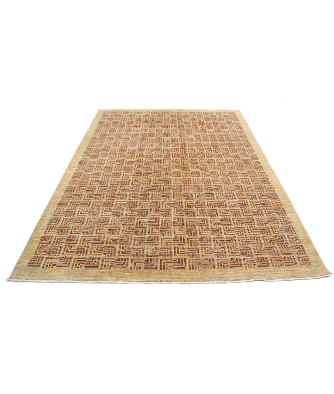 Modcar 6'6'' X 8'6'' Hand-Knotted Wool Rug 6'6'' x 8'6'' (195 X 255) / Multi / N/A