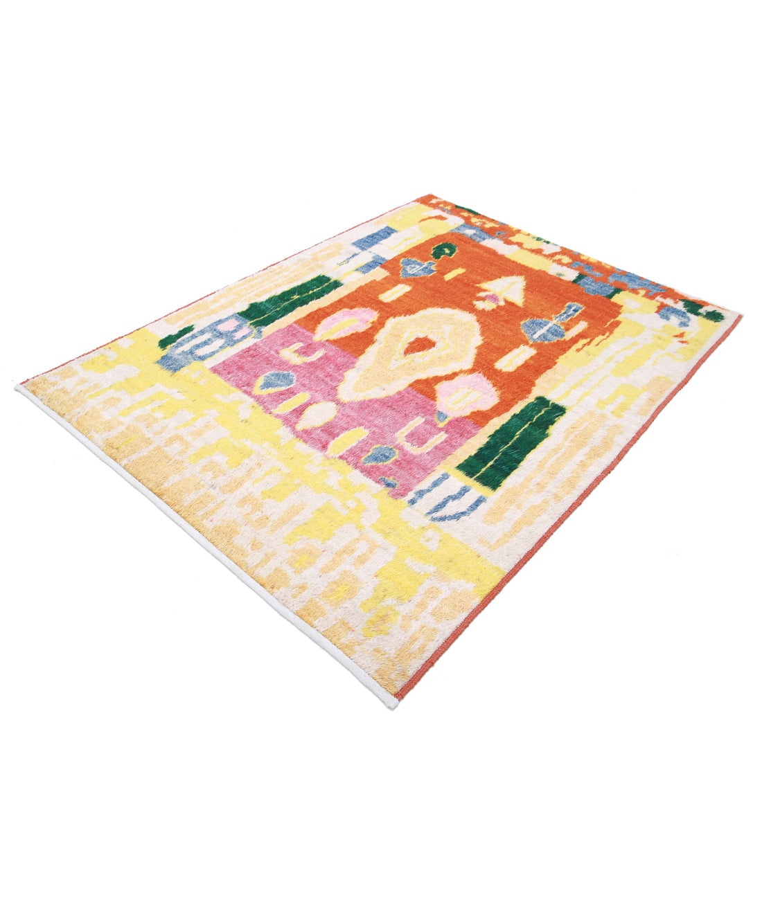 Moroccan 5'3'' X 6'11'' Hand-Knotted Wool Rug 5'3'' x 6'11'' (158 X 208) / Multi / Multi