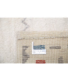 Moroccan 8'6'' X 9'9'' Hand-Knotted Wool Rug 8'6'' x 9'9'' (255 X 293) / Ivory / Red