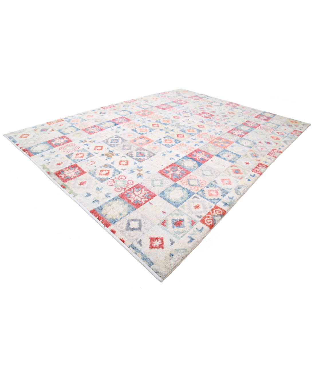 Moroccan 10'7'' X 13'11'' Hand-Knotted Wool Rug 10'7'' x 13'11'' (318 X 418) / Multi / Multi