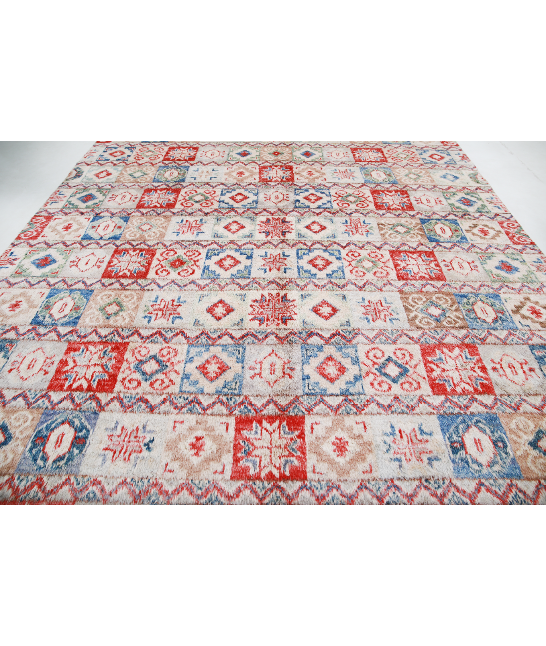 Moroccan 10'8'' X 13'10'' Hand-Knotted Wool Rug 10'8'' x 13'10'' (320 X 415) / Multi / Multi