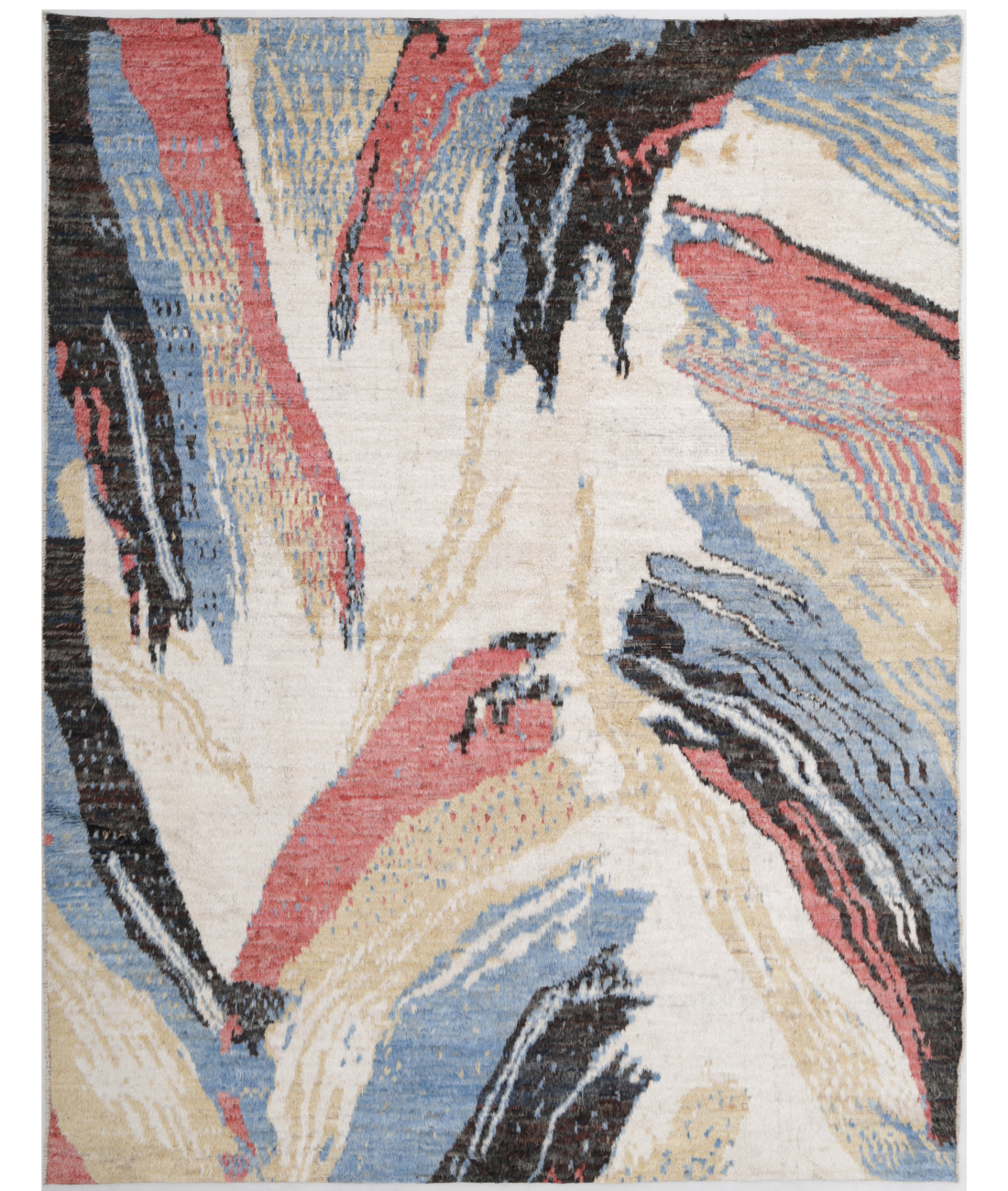 Moroccan 10'0'' X 12'6'' Hand-Knotted Wool Rug 10'0'' x 12'6'' (300 X 375) / Multi / Multi