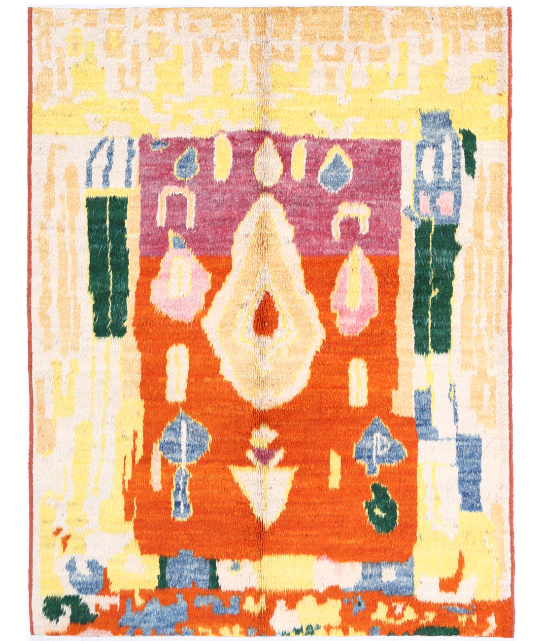 Moroccan 5'3'' X 6'11'' Hand-Knotted Wool Rug 5'3'' x 6'11'' (158 X 208) / Multi / Multi