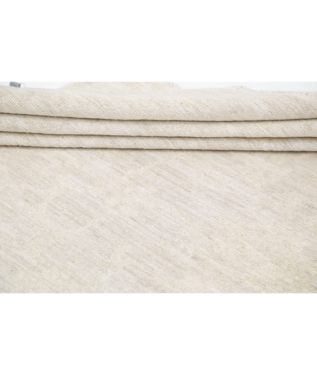 Oushak 9'2'' X 11'10'' Hand-Knotted Wool Rug 9'2'' x 11'10'' (275 X 355) / Ivory / Grey