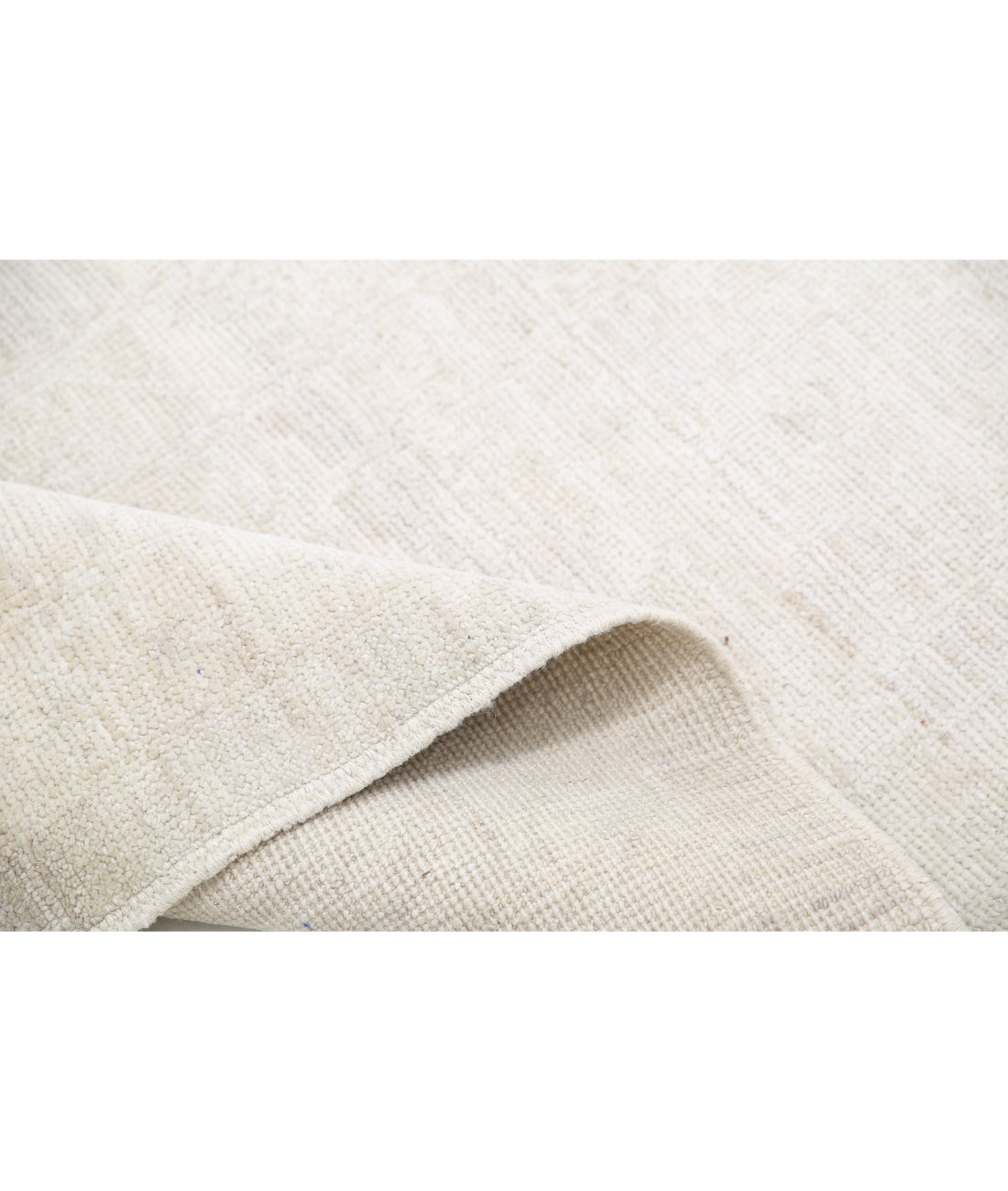 Oushak 9'2'' X 11'10'' Hand-Knotted Wool Rug 9'2'' x 11'10'' (275 X 355) / Ivory / Grey