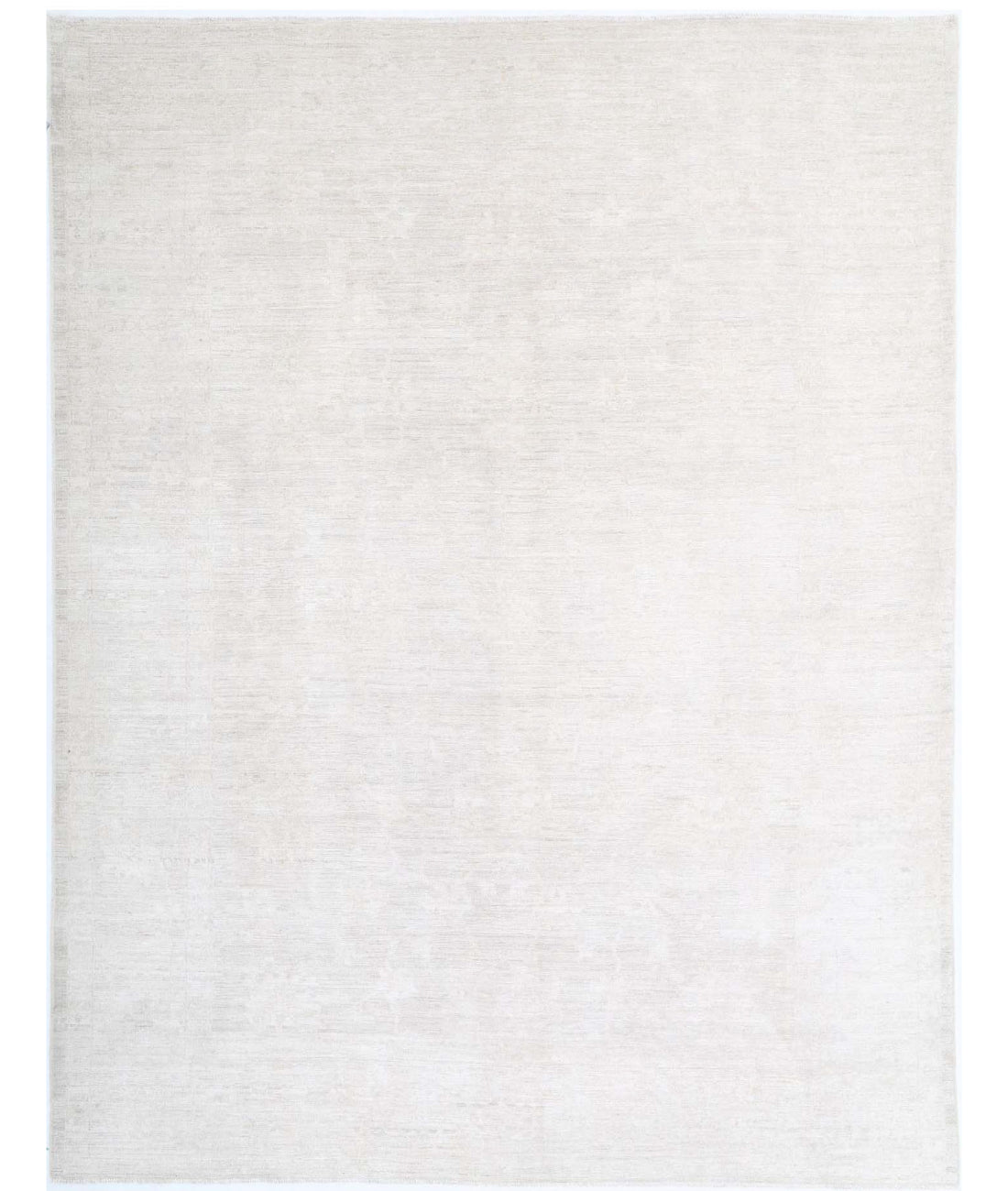 Oushak 9'2'' X 11'10'' Hand-Knotted Wool Rug 9'2'' x 11'10'' (275 X 355) / Ivory / Grey