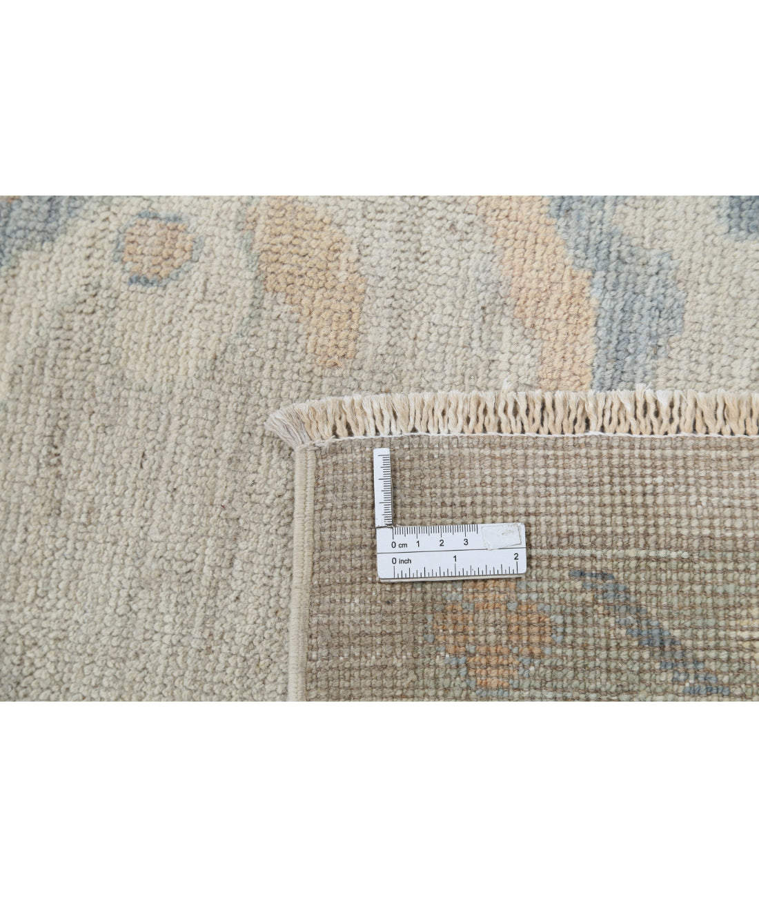 Oushak 8'2'' X 10'0'' Hand-Knotted Wool Rug 8'2'' x 10'0'' (245 X 300) / Grey / Blue