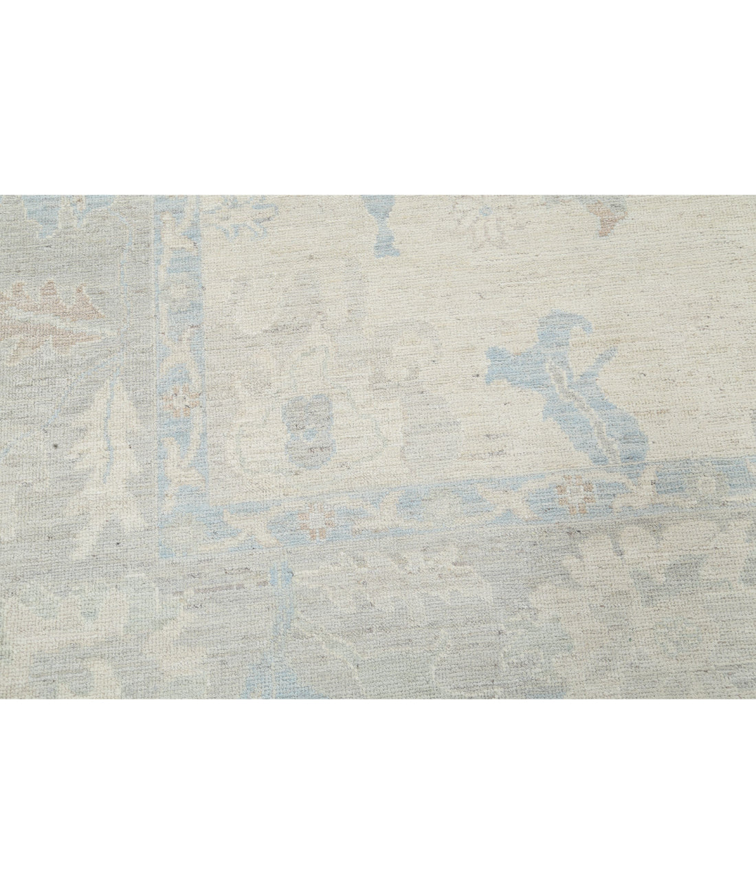 Oushak 8'2'' X 9'11'' Hand-Knotted Wool Rug 8'2'' x 9'11'' (245 X 298) / Ivory / Grey