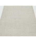 Oushak 3' 0" X 9' 8" Hand-Knotted Wool Rug 3' 0" X 9' 8" (91 X 295) / Ivory / Grey