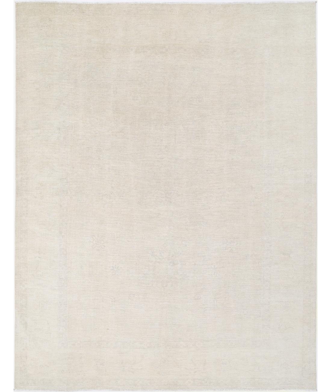 Oushak 9' 2" X 11' 9" Hand-Knotted Wool Rug 9' 2" X 11' 9" (279 X 358) / Ivory / Ivory