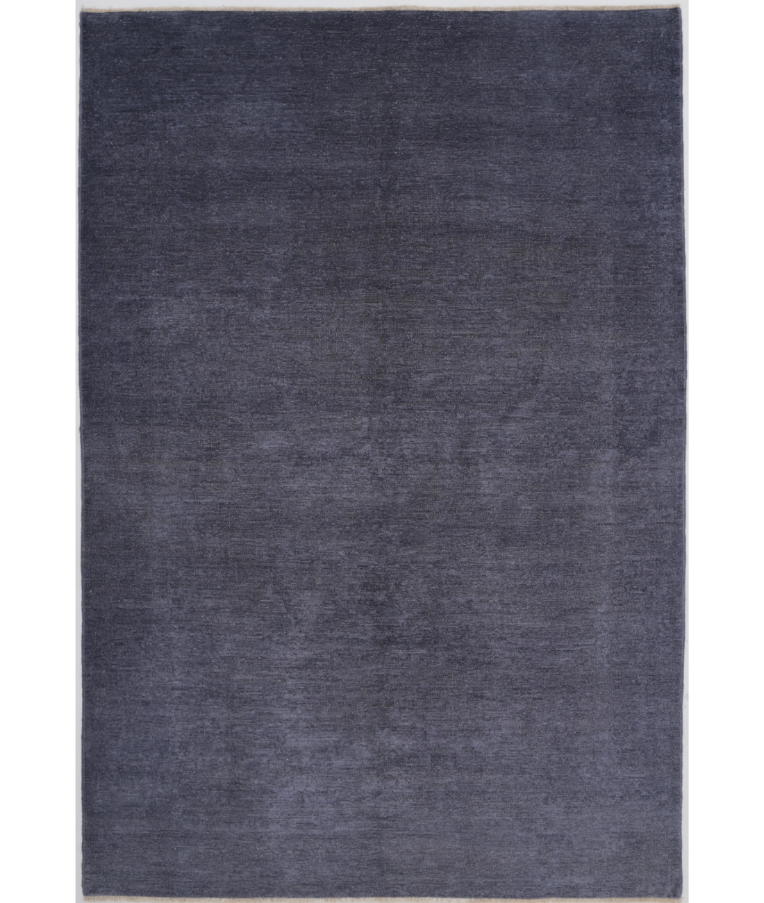Hand Knotted Overdye Wool Rug 5' 11" X 8' 9" 5' 11" X 8' 9" (180 X 267) / Grey / Grey