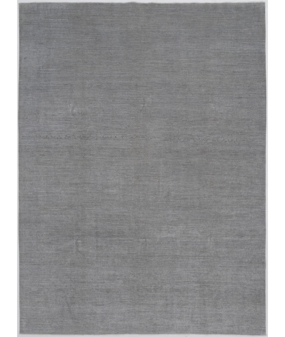 Hand Knotted Overdye Wool Rug 8' 10" X 11' 8" 8' 10" X 11' 8" (269 X 356) / Grey / Grey