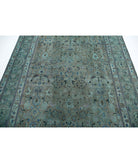 Vintage 6'10'' X 9'8'' Hand-Knotted Wool Rug 6'10'' x 9'8'' (205 X 290) / Teal / Blue