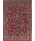 Sarouk 9'11'' X 14'3'' Hand-Knotted Wool Rug 9'11'' x 14'3'' (298 X 428) / Pink / Multi