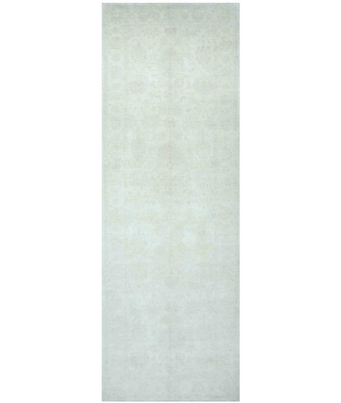 Hand Knotted Serenity Wool Rug 6' 6" X 19' 6" 6' 6" X 19' 6" (198 X 594) / Ivory / Taupe