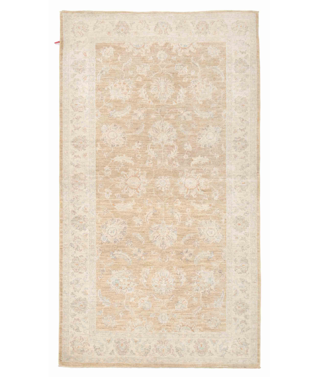 Hand Knotted Serenity Wool Rug 4' 0" X 7' 1" 4' 0" X 7' 1" (122 X 216) / Gold / Ivory