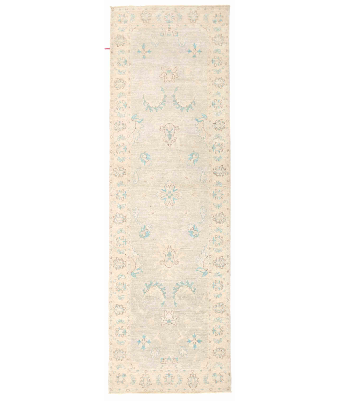 Hand Knotted Serenity Wool Rug 2' 6" X 8' 0" 2' 6" X 8' 0" (76 X 244) / Green / Brown