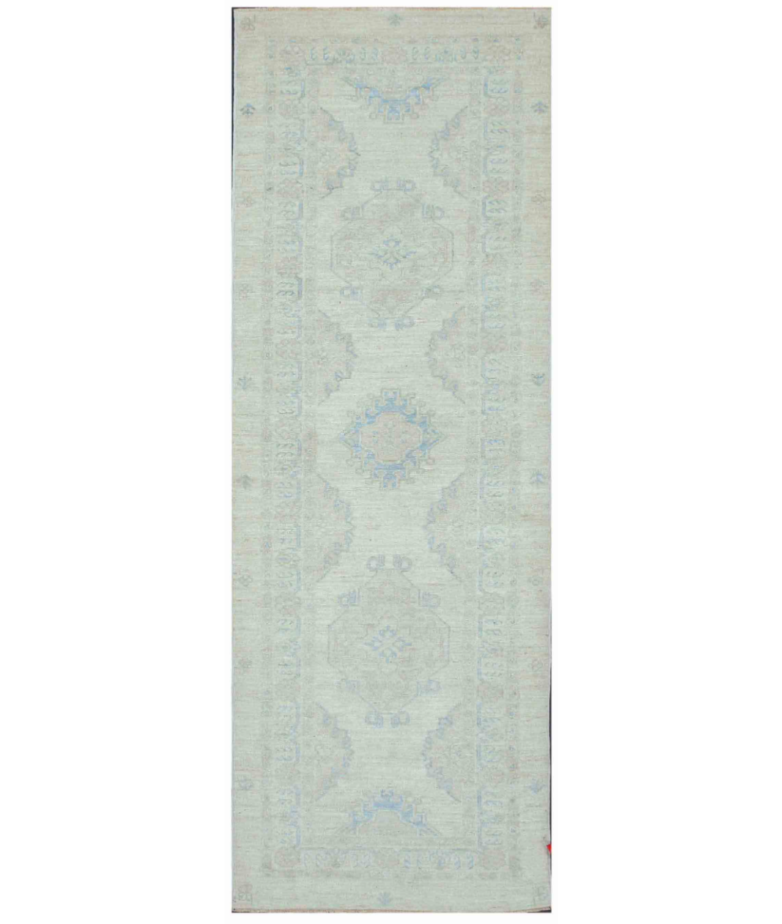 Hand Knotted Serenity Wool Rug 2' 9" X 7' 7" 2' 9" X 7' 7" (84 X 231) / Ivory / Ivory