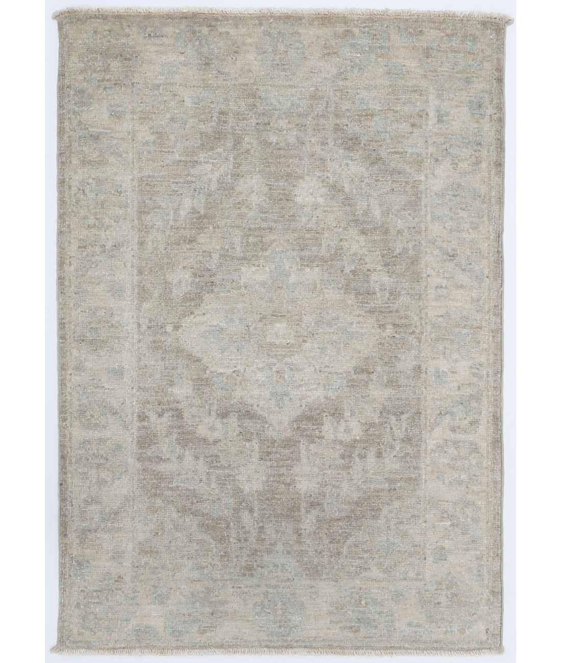 Hand Knotted Serenity Wool Rug 2' 2" X 3' 1" 2' 2" X 3' 1" (66 X 94) / Taupe / Ivory