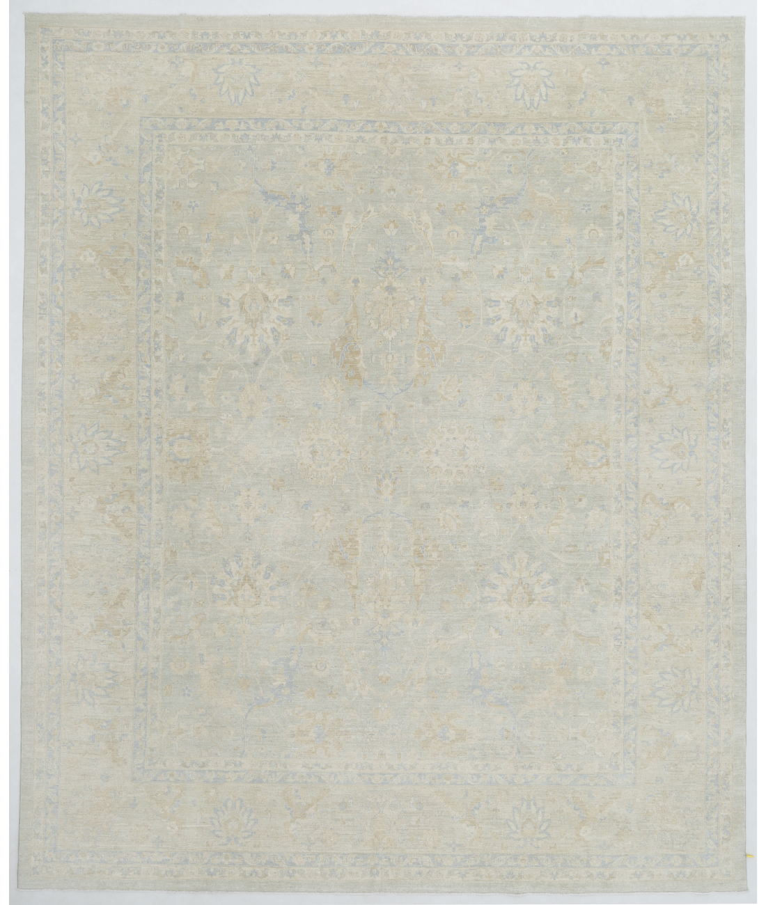 Hand Knotted Serenity Wool Rug 11' 9" X 14' 6" 11' 9" X 14' 6" (358 X 442) / Grey / Taupe